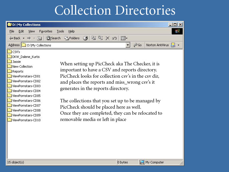 01 - Collection Directories